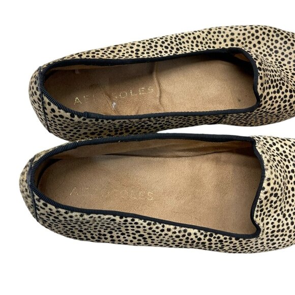 Aerosoles Betunia Slip-On Loafer with Memory Foam Spotted Tan Size 10 Cowhair - Picture 3 of 9
